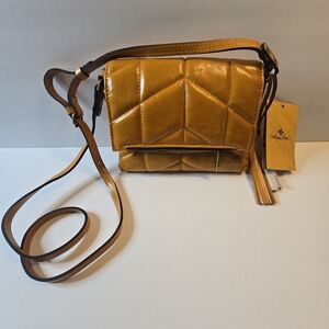 PATRICIA NASH GOLDEN Leather Crossbody Bag